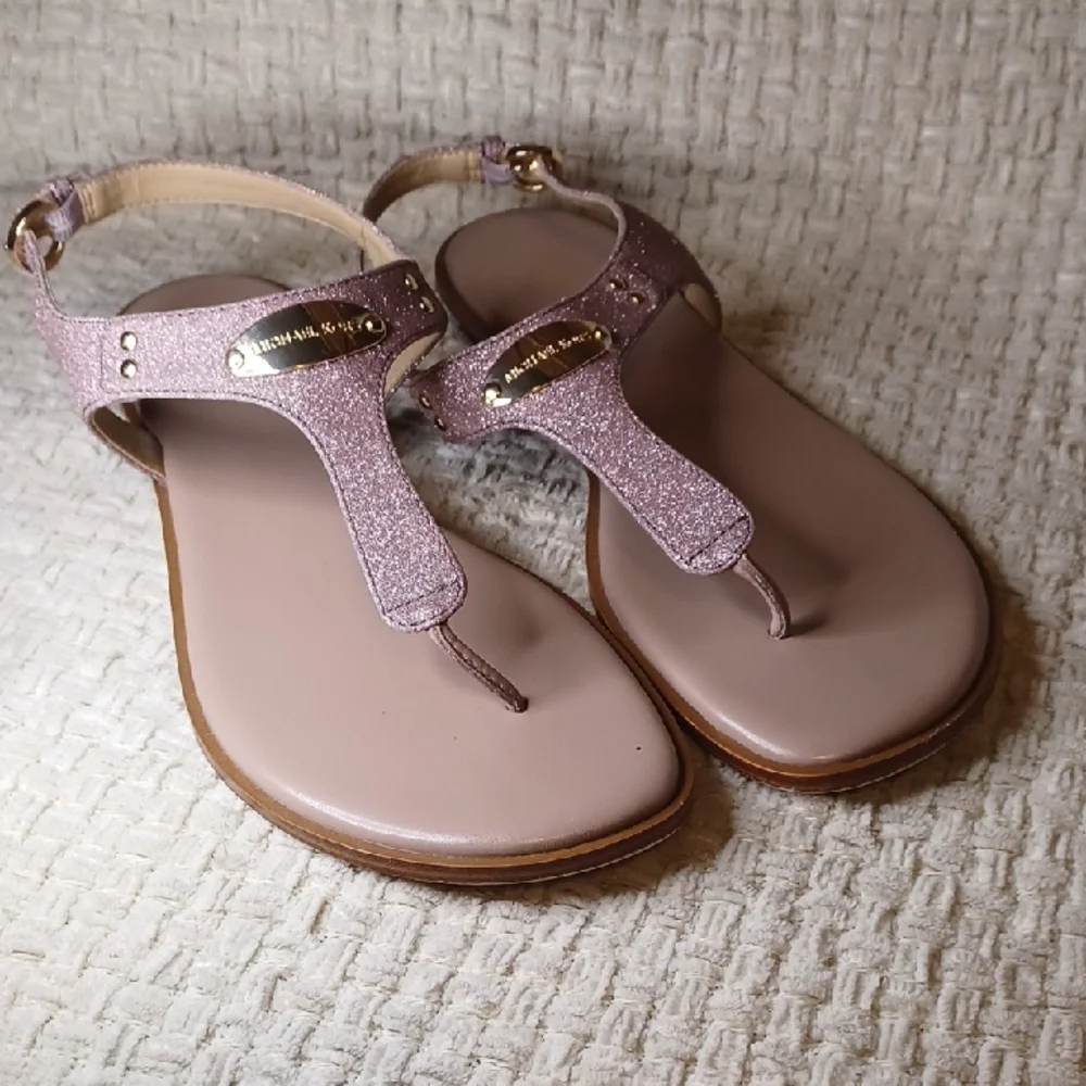 Michael Kors Glittery Pink Sandals